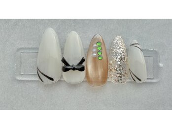 リルモ(RELUMO)/2月定額ネイルデザイン