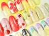 新規平日12～16時限定【ハンド】オフ無料◆季節トレンドデザインジェル￥9880