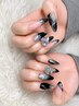 【hand】デザインスカルプ+アート 10本 ¥25000