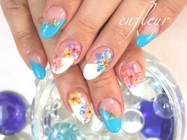 斜めフレンチ☆グランデフラワー