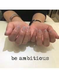 透き通るようなカラーグラデ♪