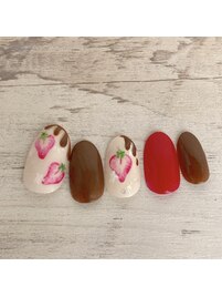 チョコソースネイル