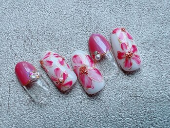 ミテソロ(mi tesoro)/2024年5月定額ネイル　7700