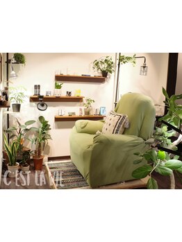 ゆったり空間で施術が受けられるサロン