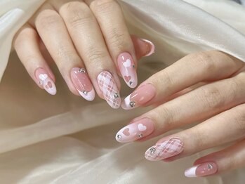 アルブル(ARBRE)/チェック・ハート・フレンチ