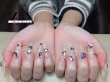 ゼン ネイル デザイン 池袋(ZEN NAIL DESIGN)/長さだしやり放題×つけ放題