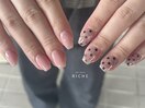 ピンクホロネイル