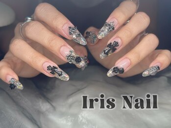 アイリスネイル 大塚(Iris Nail)の写真/【チップ長さ出し×持ち込みデザイン】でより華やかな指先に♪周りから褒められるデザインで気分も上がる♪