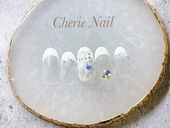 シェリーネイル(Cherie Nail)/フレンチフラワーネイル☆