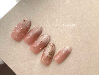 ネイルサロン ブランロール 三軒茶屋店(Blanl'or)/雪の結晶ネイル