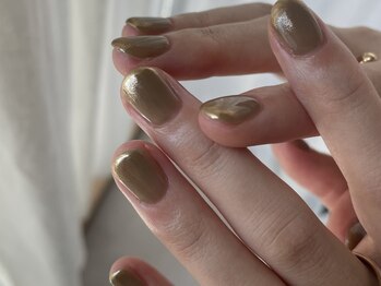 リノ 大阪本町店(lino)/ミラーネイル【8.15.s2】