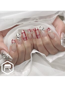 レディスペネイル ノウラ 名駅店(Redispe nail NouRa)/チェックネイル