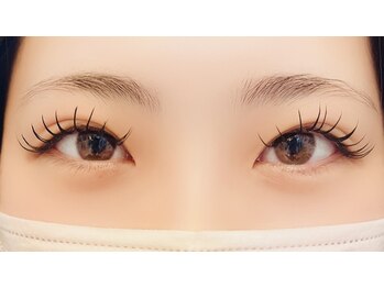 クリア アイラッシーズ アンド ネイルサロン シャイン(CLEAR & SHINE)/オフ+フラット100本+＆healthy