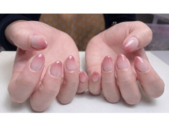 メオネイル(MEO NAIL)/ピンクグラデーションネイル