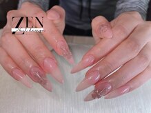 ゼン ネイル デザイン 池袋(ZEN NAIL DESIGN)/長さだしやり放題×つけ放題