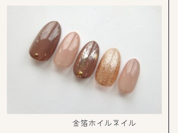 プレンティー 北千住西口店(plenty)/金箔ホイルネイル