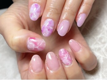 レディグリッター(Lady glitter)/アシメカラー大理石