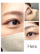 ヒア(Here.)/まつげパーマ/眉毛/アイブロウ