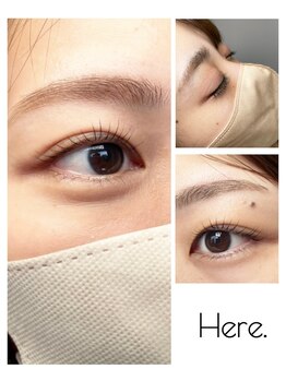 ヒア(Here.)/まつげパーマ/眉毛/アイブロウ