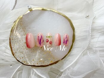 ナイスミー(Nice Me)/ぷっくりさくらんぼネイル
