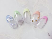 ビーネイル ヘルシー(Be NaiL healthy)/カラフルフレンチネイル