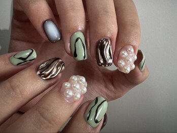 ルカ 原宿(lux)/個性派ニュアンスネイル