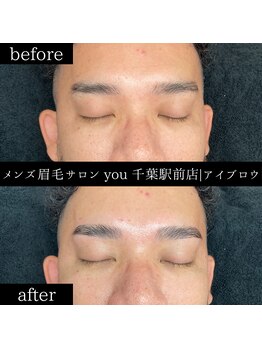 ユー 千葉駅前店(you)/メンズ眉毛/メンズ眉/千葉駅
