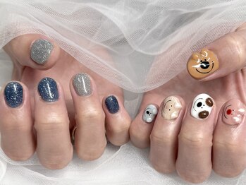 バタフライ 津田沼店(Butterfly)/かわいいアニマルネイル♪