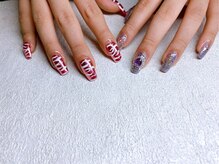 モレリア(morelia)/アニマル柄ニュアンスネイル