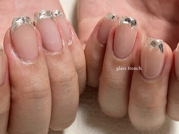 ジュエ ネイルスタジオ(jouer nailstudio.)/glass french