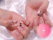 フラッフィーラビットネイル(fluffy rabbit nail)/キティネイル 3D サンリオ