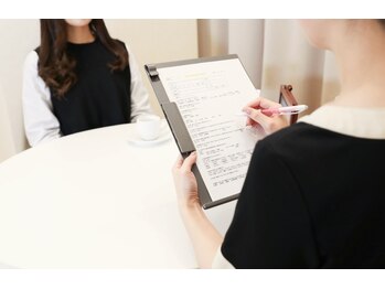 ビューティスタジオ ニコ(NICO/25)の写真/丁寧で細やかな安心感のあるカウンセリング♪落ち着いたスタッフばかりなので初めての方でも親しみやすい◎