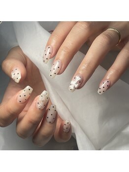 ネイルズロアー(Nails.RAWR)の写真/【パラジェル取扱サロン】お洒落なニュアンスネイル♪豊富なアートで指先をお洒落で華やかに！