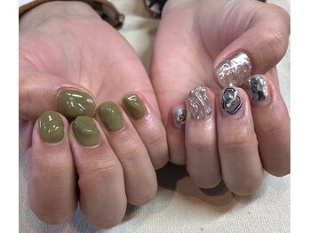 ネイルスペース ジェイズ ピンキー(NAIL SPACE J's PINKY)/アシメネイル☆