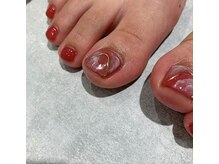 ヴィヴィアンビューティ ネイルアンドアイ Viviean Beauty Nail & Eye/ニュアンスフットネイル