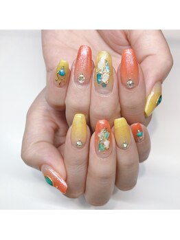 ティーエヌ 本厚木店/夏ネイル☆6000円【6600円税込】