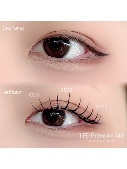 ルポ(REPOS)/LEDエクステ 140本