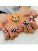 プリマ(Prima)/手描きアート×ハロウィンネイル