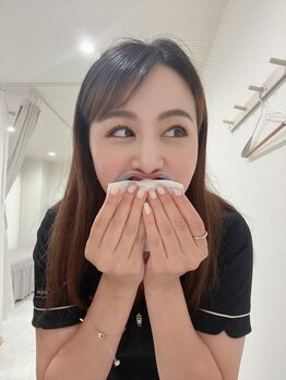 ホワイトニングショップ 船橋2号店/ (3)歯の表面の水分拭取