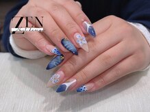ゼン ネイル デザイン 池袋(ZEN NAIL DESIGN)/長さだしやり放題×つけ放題