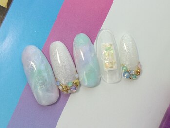 ネイルサロン ティディ(TIDY)/上品リゾート#春夏ネイル