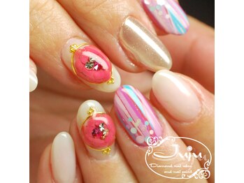 ジュジュ(Juju)/ストライプ　ゼリーフラワー