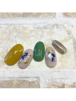 ネイルサロン クイル(QUILL)/3月イエロー(3)