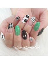 ネイルサロン アンド スクール アールジェイビー(Nailsalon&School Rjb)/手書きネイル