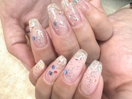 新色ラメ×ブルー