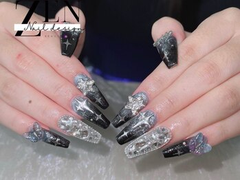 ゼン ネイル デザイン 池袋(ZEN NAIL DESIGN)/長さだしやり放題×つけ放題
