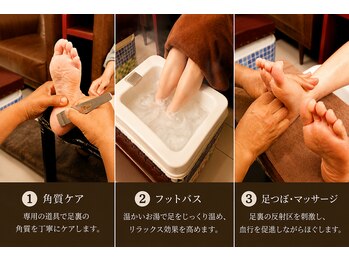 39美脚の写真/極上足湯でリセット！爪切り・巻き爪・角質ケアで美爪へ◎厚爪・魚の目・ひび割れ・深爪も相談OK！