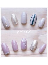 リロウ(relow)/2月キャンペーンネイル3.4