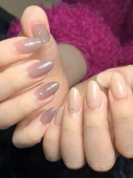 レディグリッター(Lady glitter)/アシメネイル