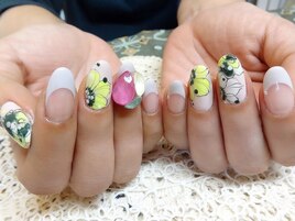 ニュアンス フラワー ビジュー
